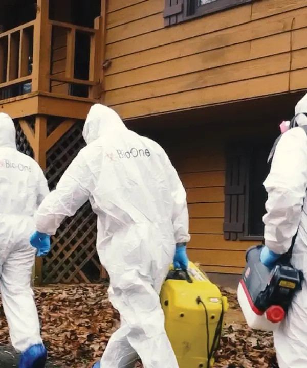 Accidental Death Cleanup — Bio-One of Fort Myers technicians on site