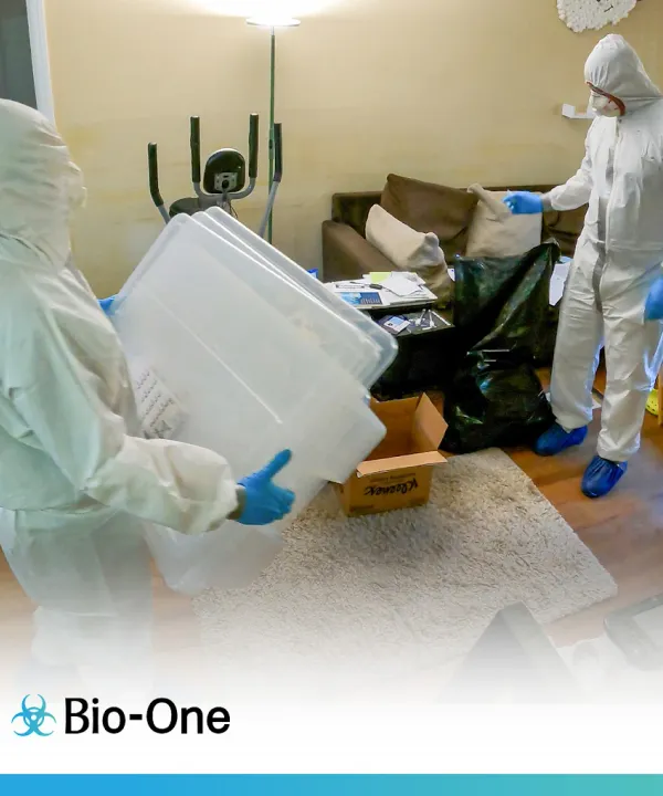 Rodent Droppings Cleanup — Bio-One of Fort Myers technicians on site